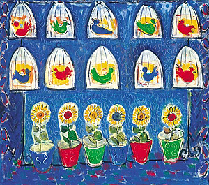 העציצים הכחולים של שרון העציצים הכחולים של שרון